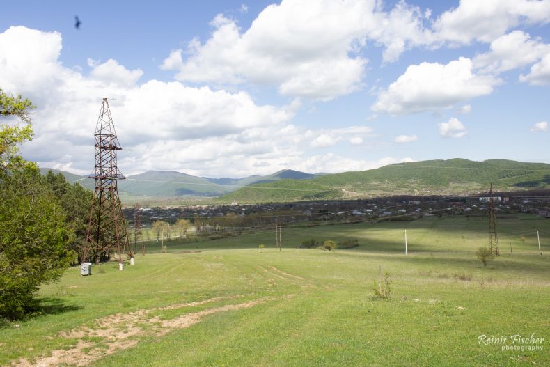 View to the town of Tianeti