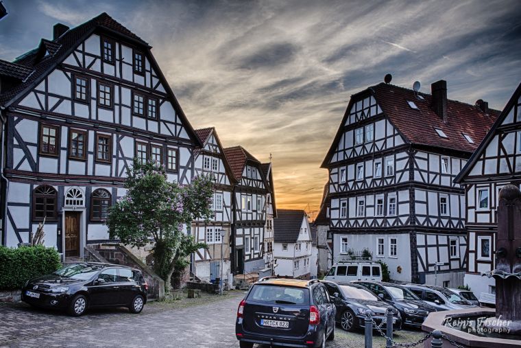 Sunset in Gudenberg, Germany