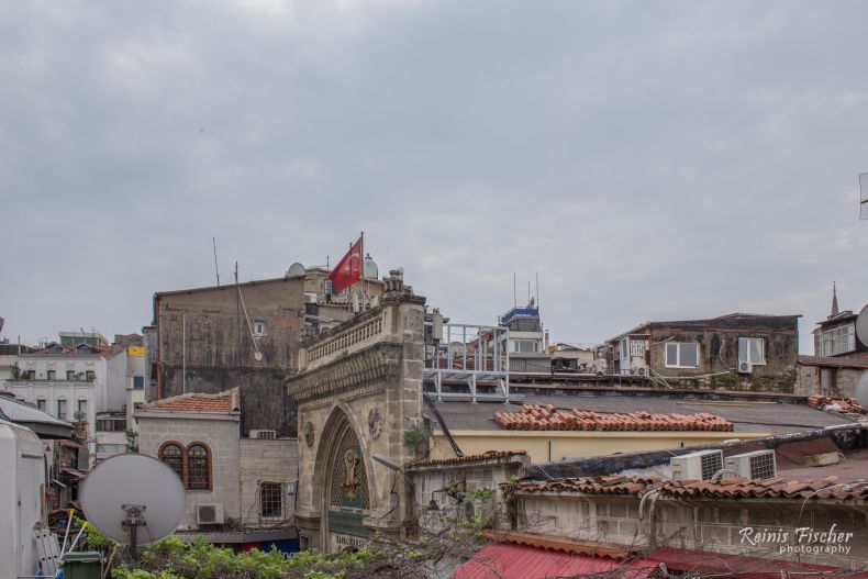 Rooftops of the Grand Bazaar in Istanbul
