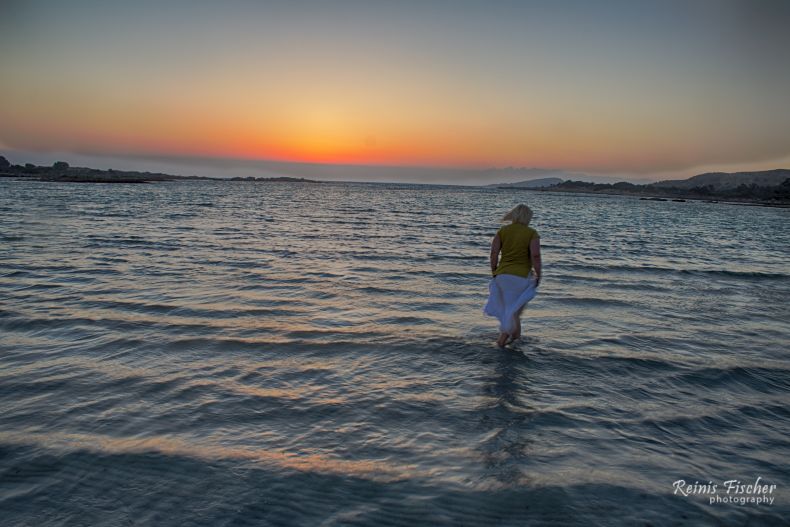 Girl and the sea