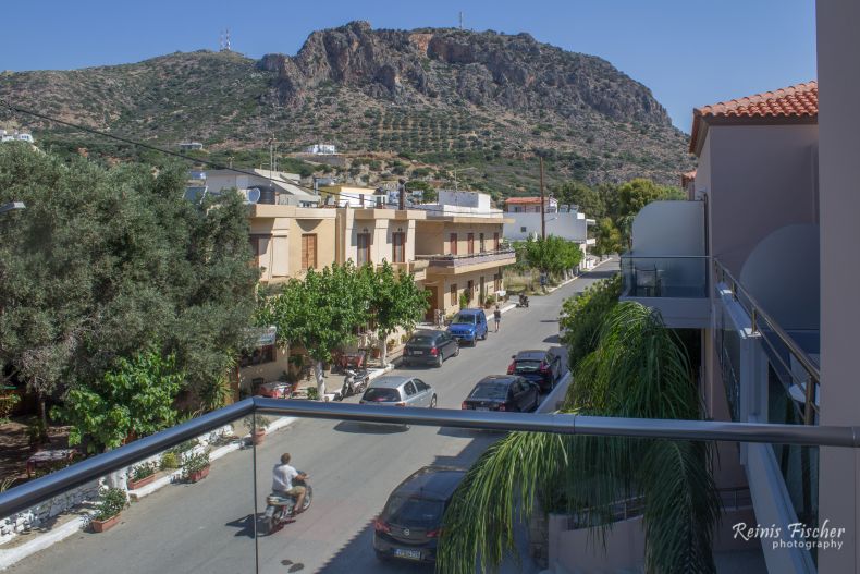 View from the balcony in the next morning