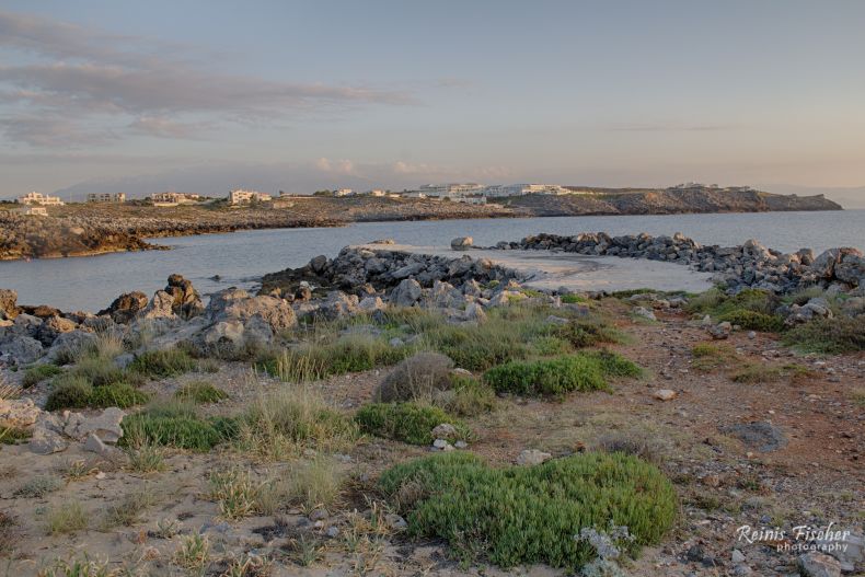 Rocky bay near Kavos beach