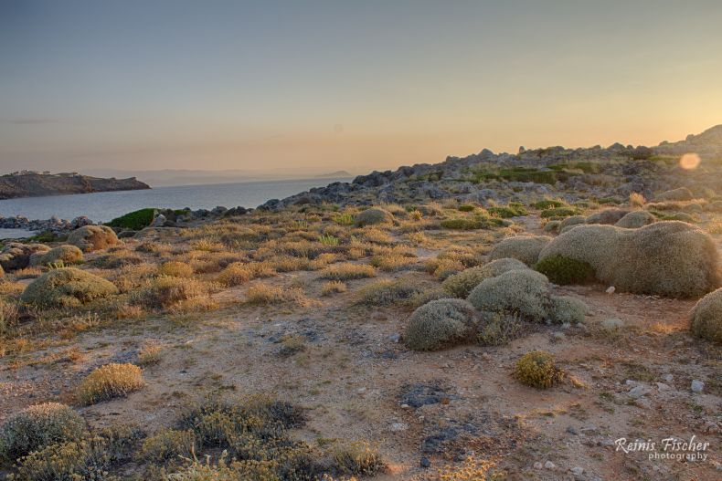 Landscape near Kavos beach hotel