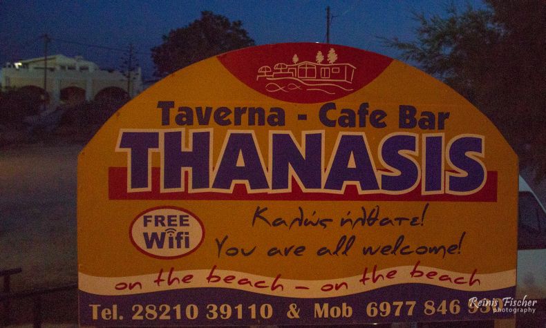 Contact info Taverna Thanasis Cafe bar in Stavros, Crete