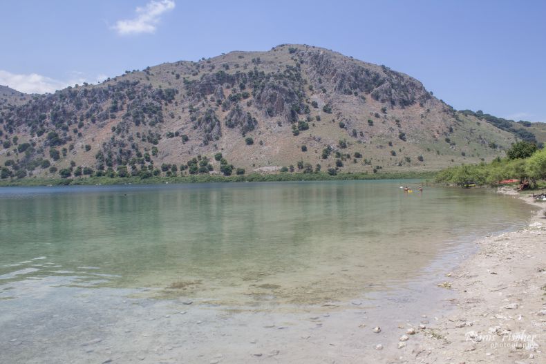 Lake Kournas in Crete