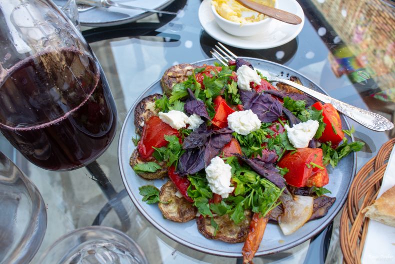 Aubergine at Peasant's tears