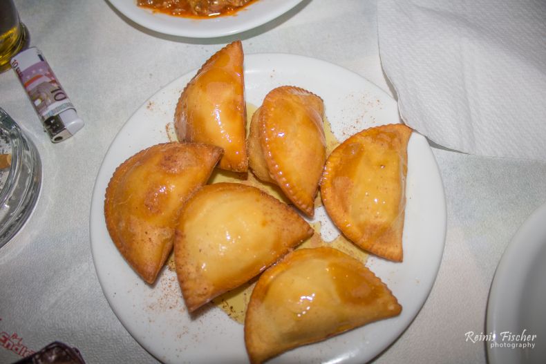 Specialty of house - honey filled pies