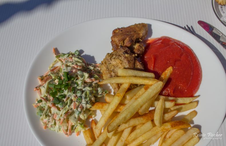 Meal at Mazais Ansis