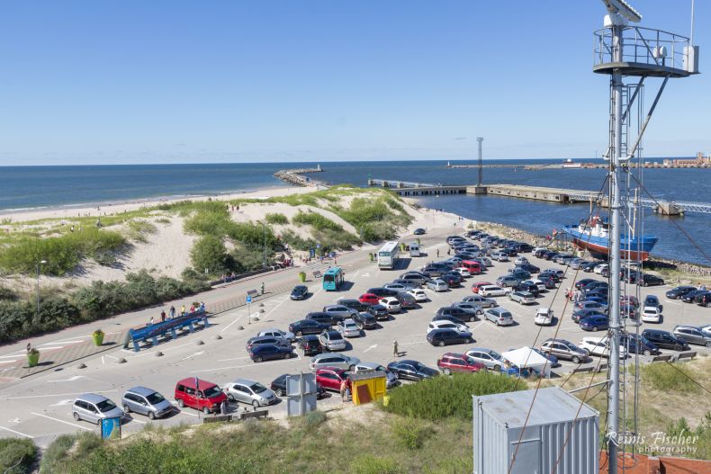 View towards Southern quay in Ventspils
