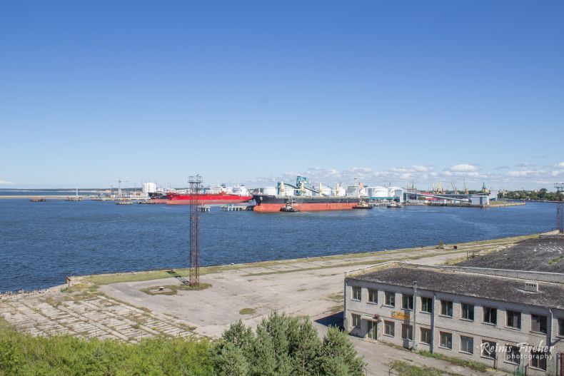View towards Ventspils port
