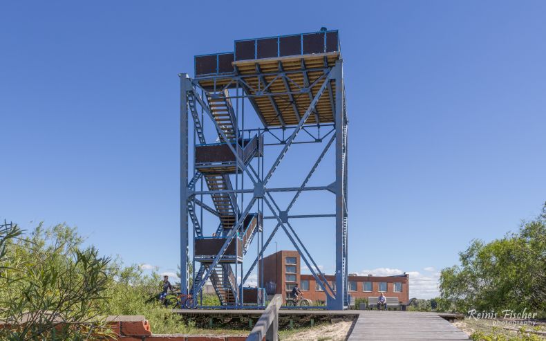 19 meters high viewing platform in Ventspils