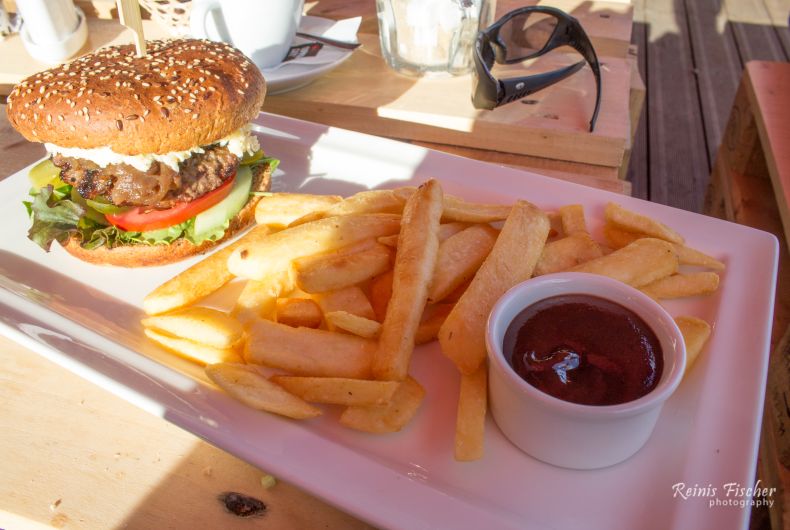 Burger menu for hungry men