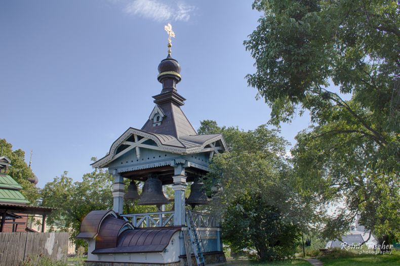 The monastery's bell tower