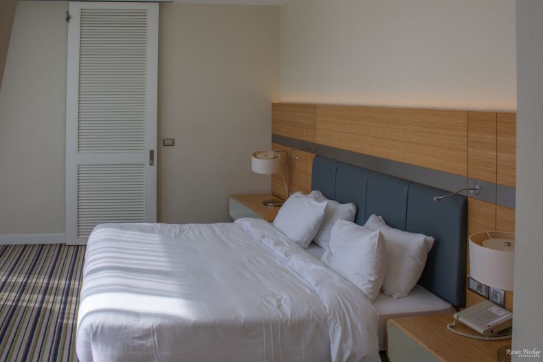 King size bed at Radisson Blue Batumi hotel