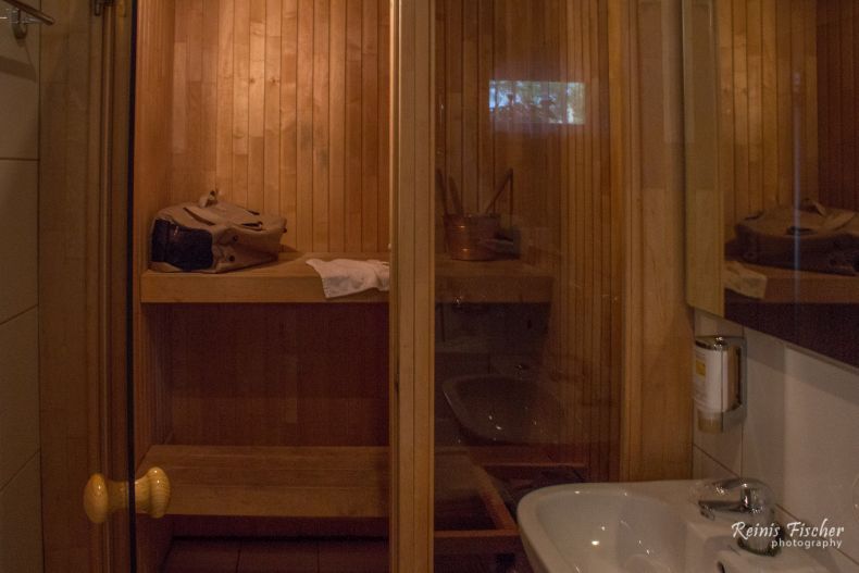 Sauna at AutoSole economy 