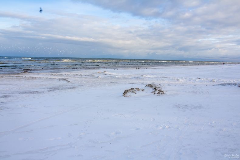 Dubulti beach in Winter