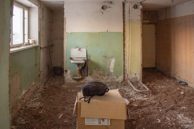 Inner walls removed at Vilgāle flat