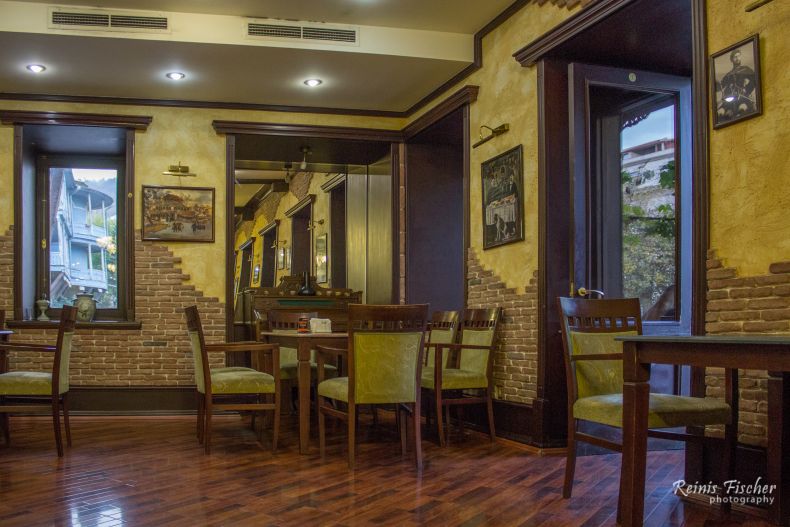Interior at 11 Katkha on Baratishvilli street in Tbilisi