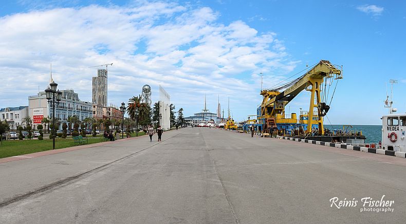 Boulevard at Batumi bay
