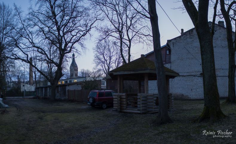 Our yard for 2018 (panoramic photography)